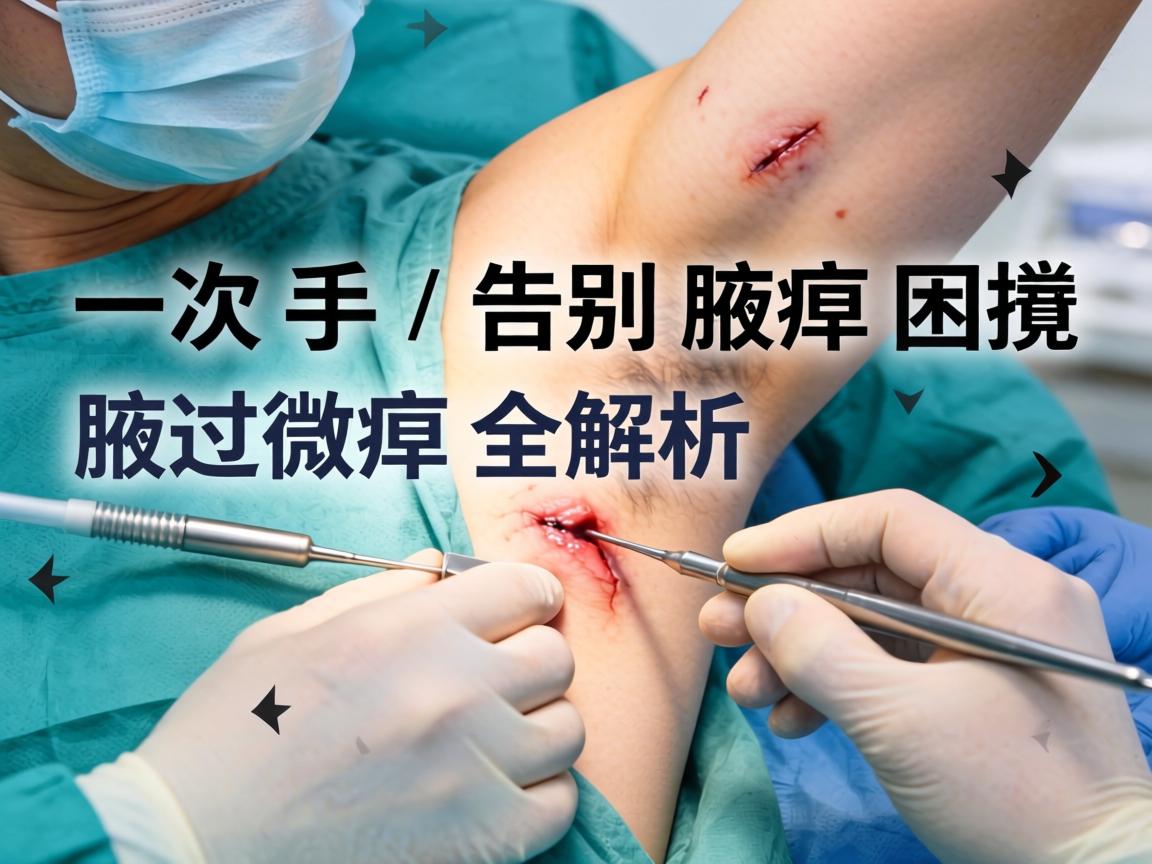 腋臭微创手术过程全解析，一次手术，告别腋臭困扰