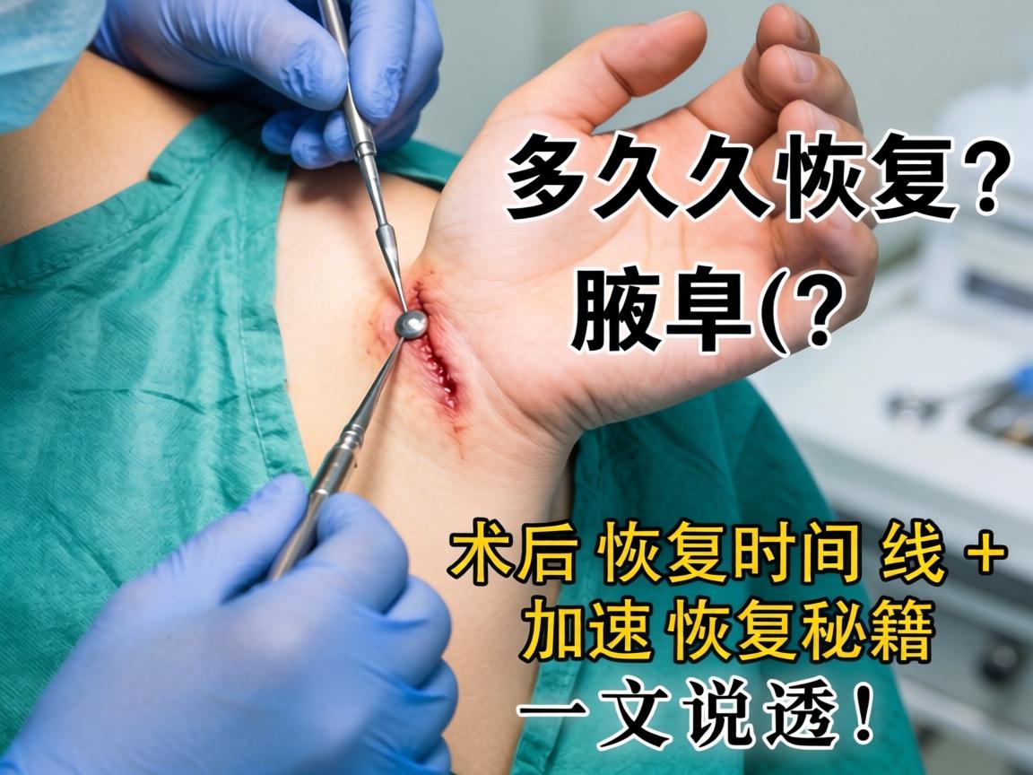 腋臭微创手术多久恢复？术后恢复时间线+加速恢复秘籍，一文说透！