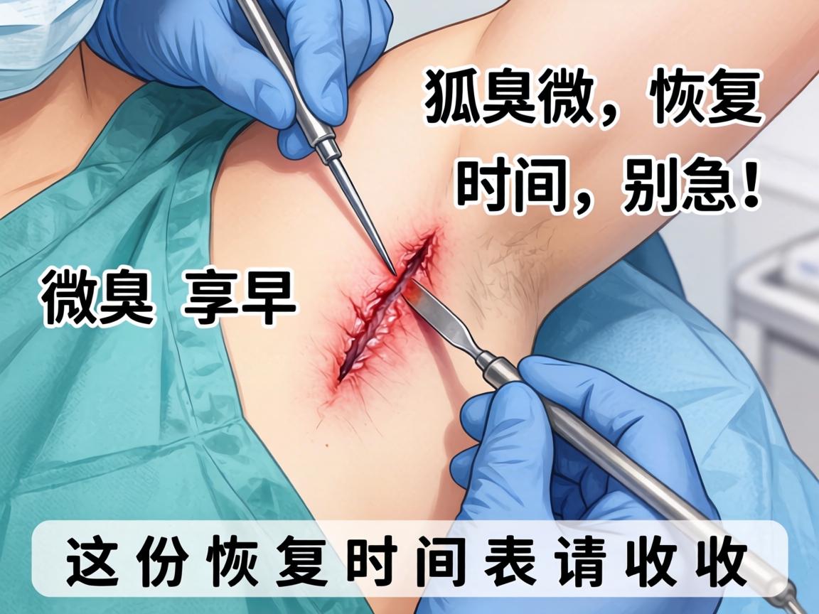 狐臭微创手术恢复时间，别急！这份恢复时间表请收好
