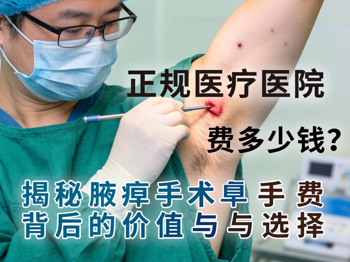 正规医院腋臭手术费多少钱？揭秘腋臭手术费背后的价值与选择