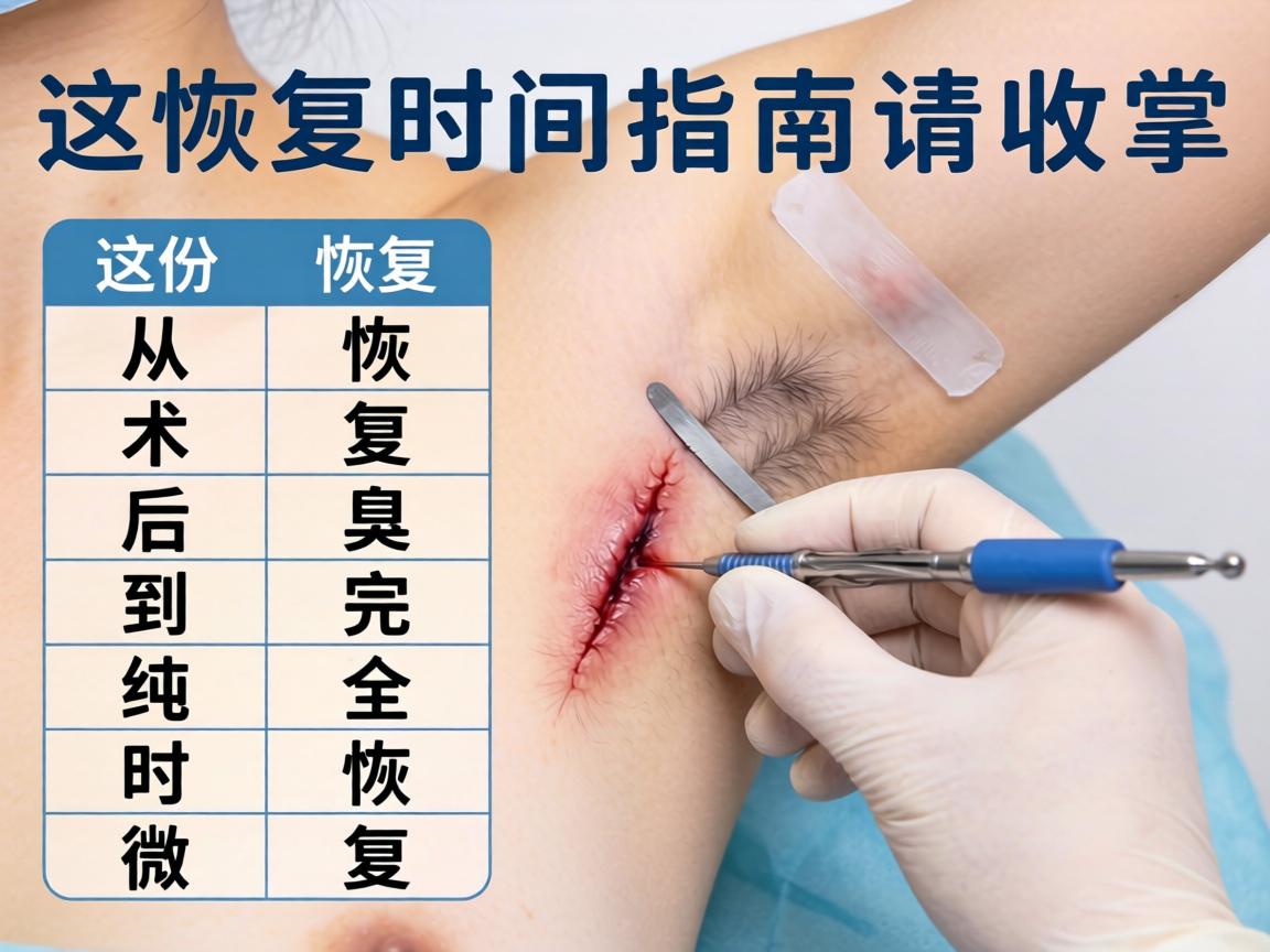 狐臭微创手术恢复时间表，从术后到完全恢复，这份恢复时间指南请收好