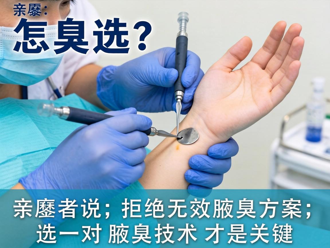 腋臭手术怎么选？亲历者说，拒绝无效腋臭方案，选对腋臭技术才是关键