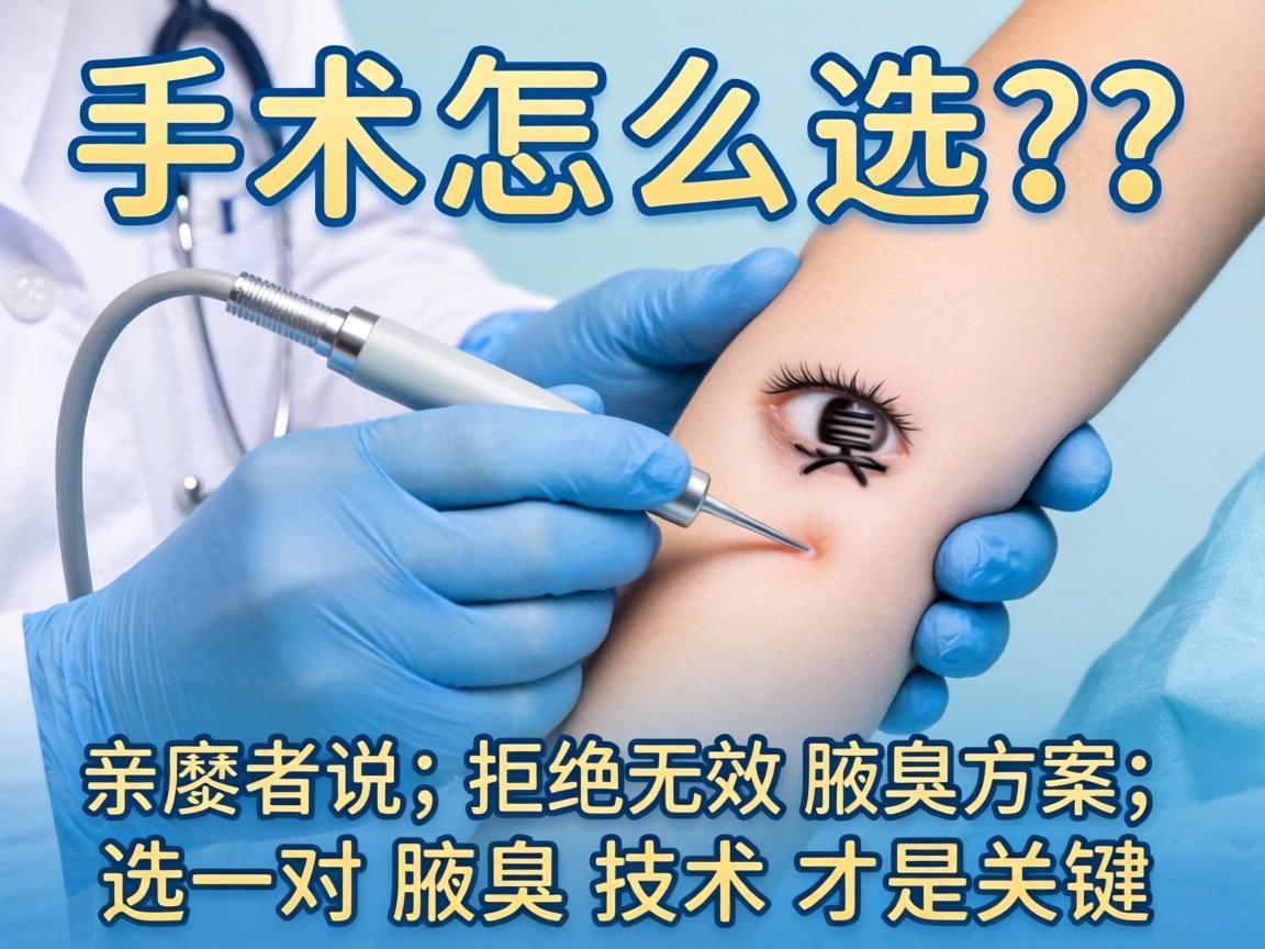 腋臭手术怎么选？亲历者说，拒绝无效腋臭方案，选对腋臭技术才是关键