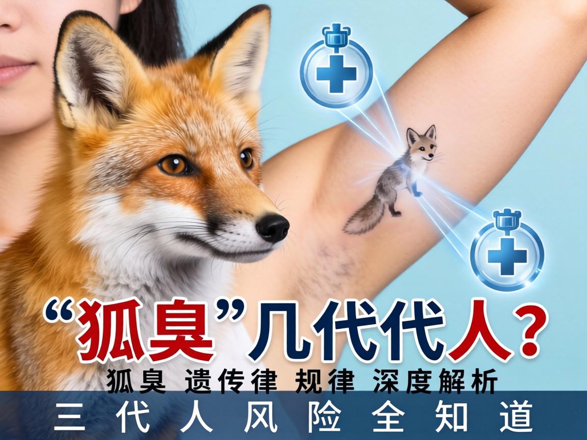 狐臭遗传几代人？狐臭遗传规律深度解析，三代人风险全知道