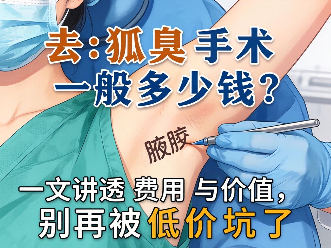 去狐臭手术一般多少钱？一文讲透费用与价值，别再被低价坑了