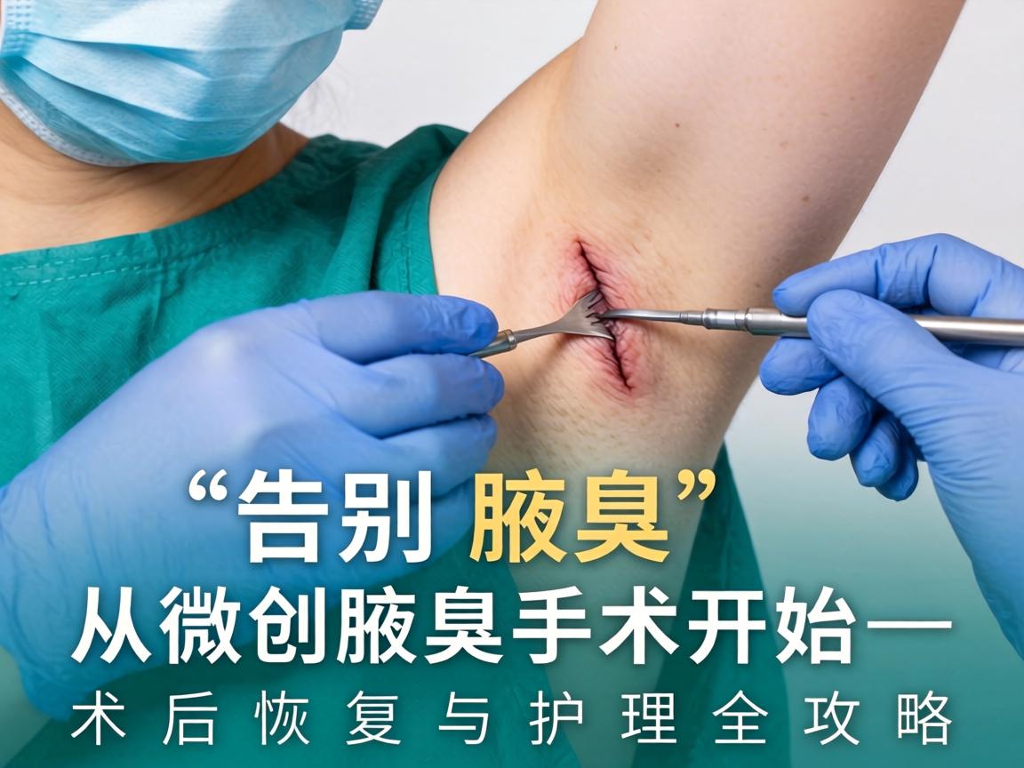 腋臭微创手术，告别腋臭，从微创腋臭手术开始—术后恢复与护理全攻略