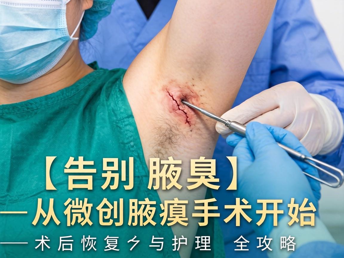 腋臭微创手术，告别腋臭，从微创腋臭手术开始—术后恢复与护理全攻略