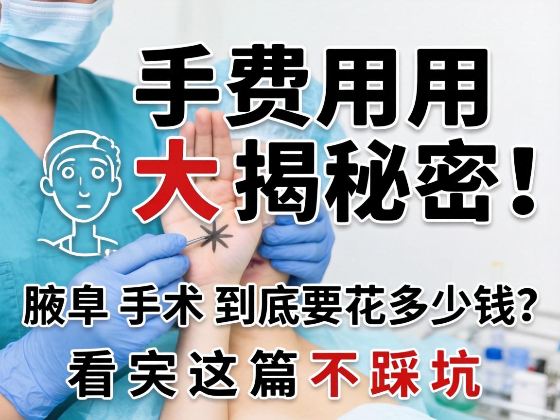 腋臭手术费用大揭秘！腋臭手术到底要花多少钱？看完这篇不踩坑