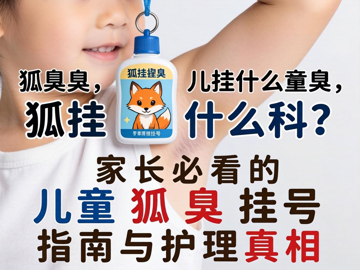 儿童狐臭挂什么科？家长必看的儿童狐臭挂号指南与护理真相