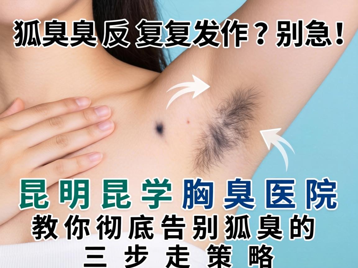 狐臭反复发作？别急！昆明昆大腋臭医院教你彻底告别狐臭的三步走策略
