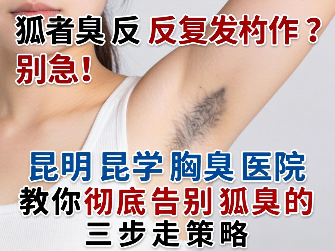 狐臭反复发作？别急！昆明昆大腋臭医院教你彻底告别狐臭的三步走策略