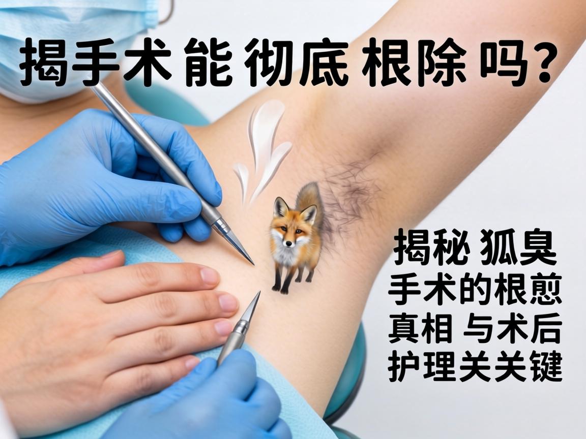 狐臭手术能彻底根除吗？揭秘狐臭手术的根治真相与术后护理关键