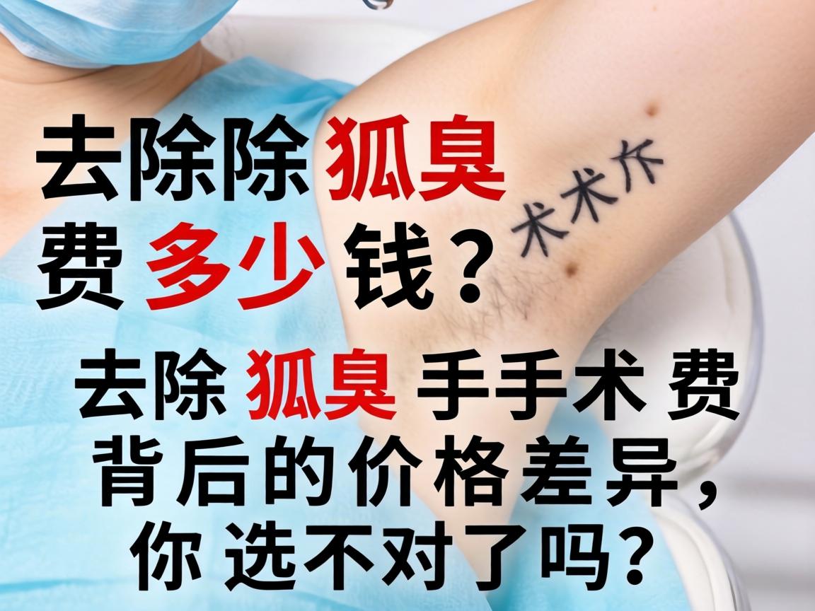 去除狐臭手术费多少钱？去除狐臭手术费背后的价格差异，你选对了吗？