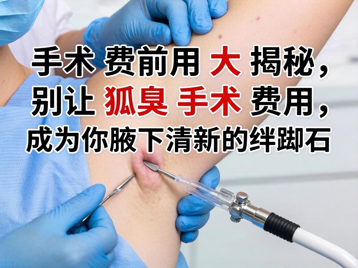 狐臭手术费用大揭秘，别让狐臭手术费用，成为你腋下清新的绊脚石