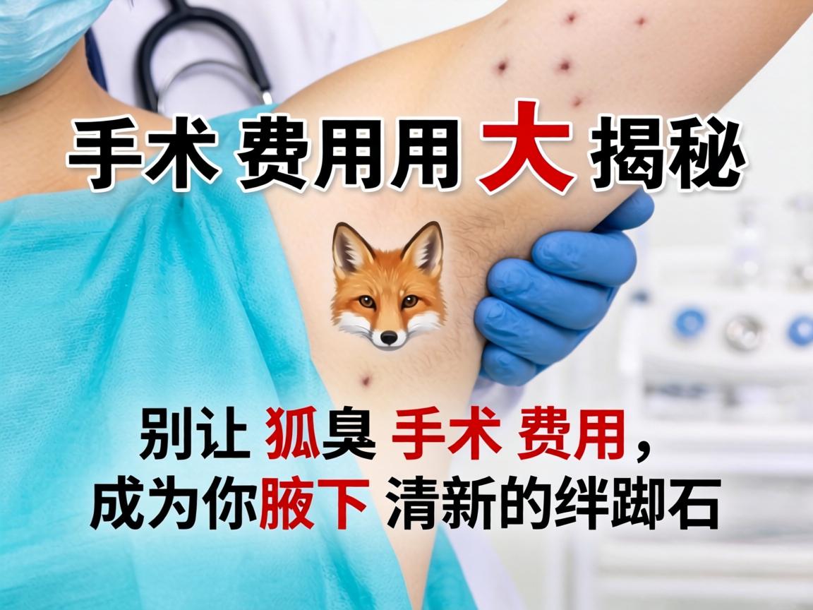 狐臭手术费用大揭秘，别让狐臭手术费用，成为你腋下清新的绊脚石