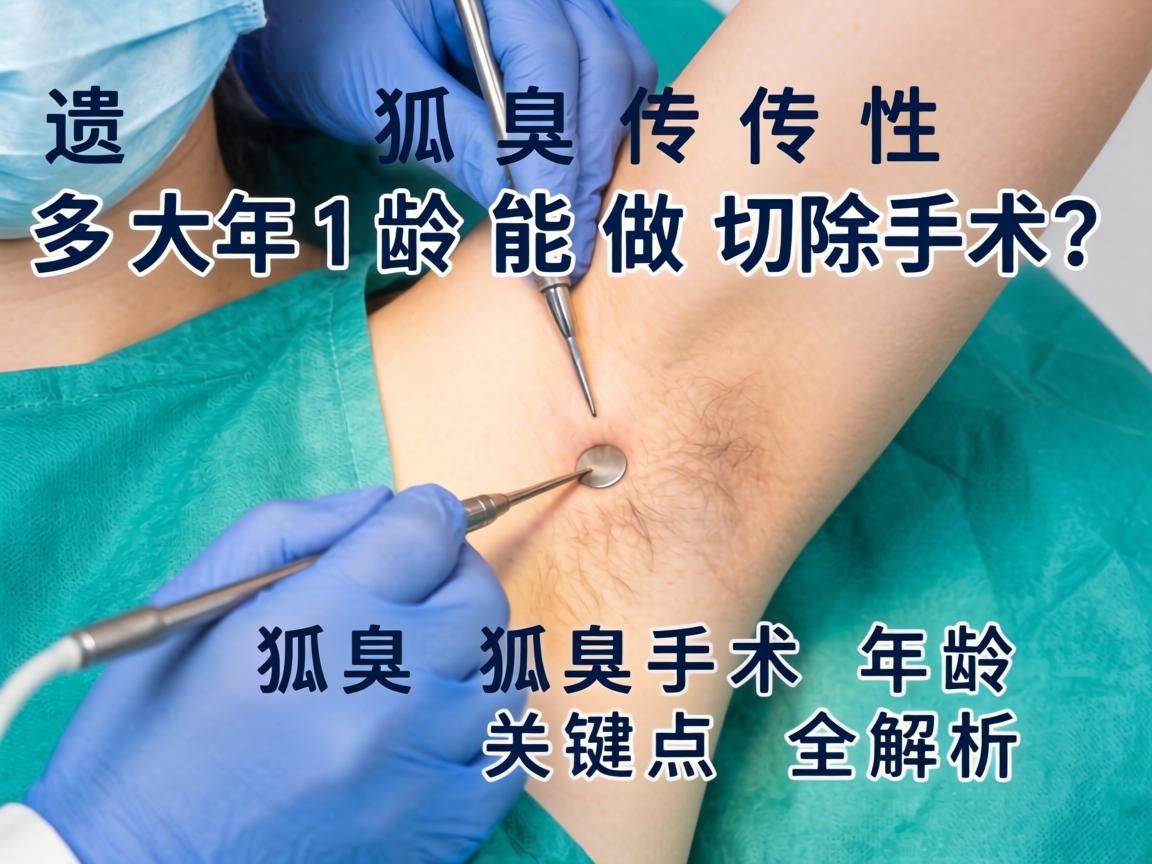 遗传性狐臭多大年龄能做切除手术？狐臭手术年龄关键点全解析