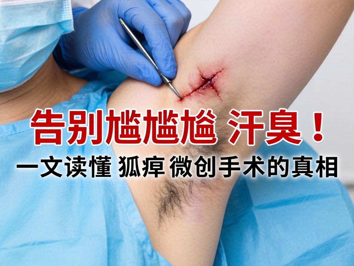 狐臭微创手术，告别尴尬汗臭！一文读懂狐臭微创手术的真相