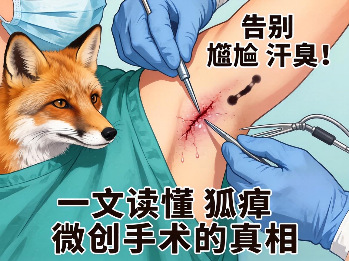 狐臭微创手术，告别尴尬汗臭！一文读懂狐臭微创手术的真相