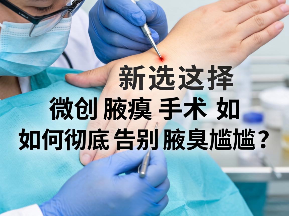 腋臭手术新选择，微创腋臭手术如何彻底告别腋臭尴尬？