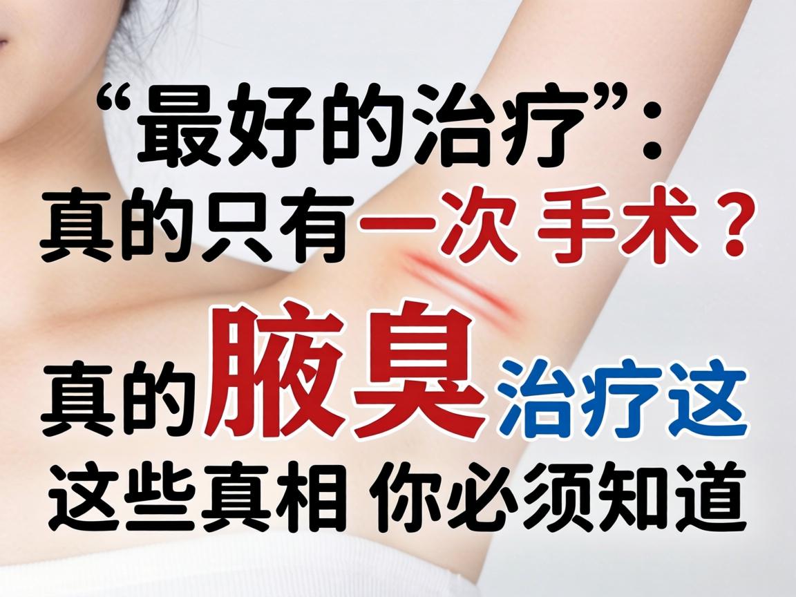 腋臭最好的治疗，真的只有一次手术？腋臭治疗这些真相你必须知道