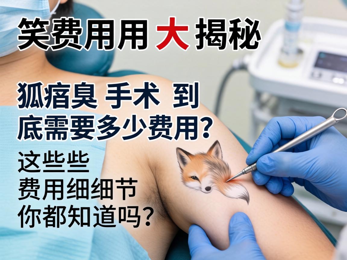 狐臭手术费用大揭秘，狐臭手术到底需要多少费用？这些费用细节你都知道吗？