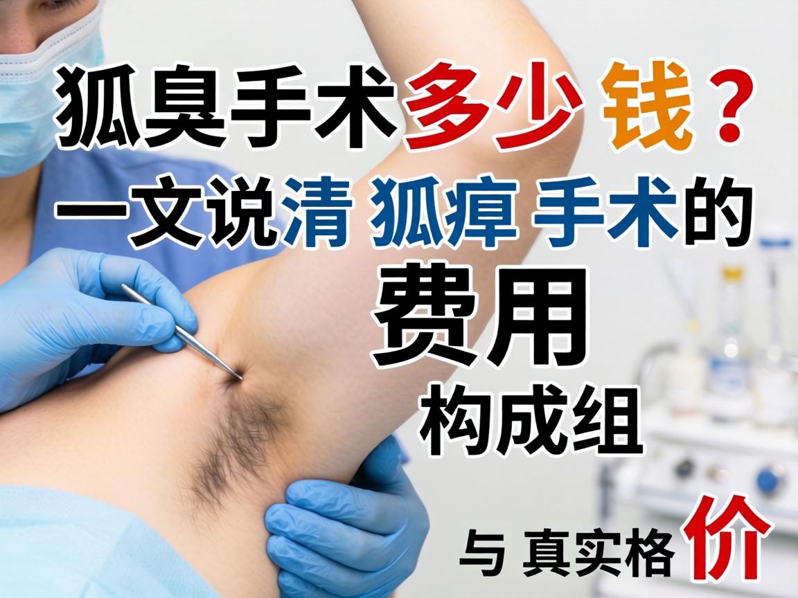 狐臭手术多少钱？一文说清狐臭手术的费用构成与真实价格