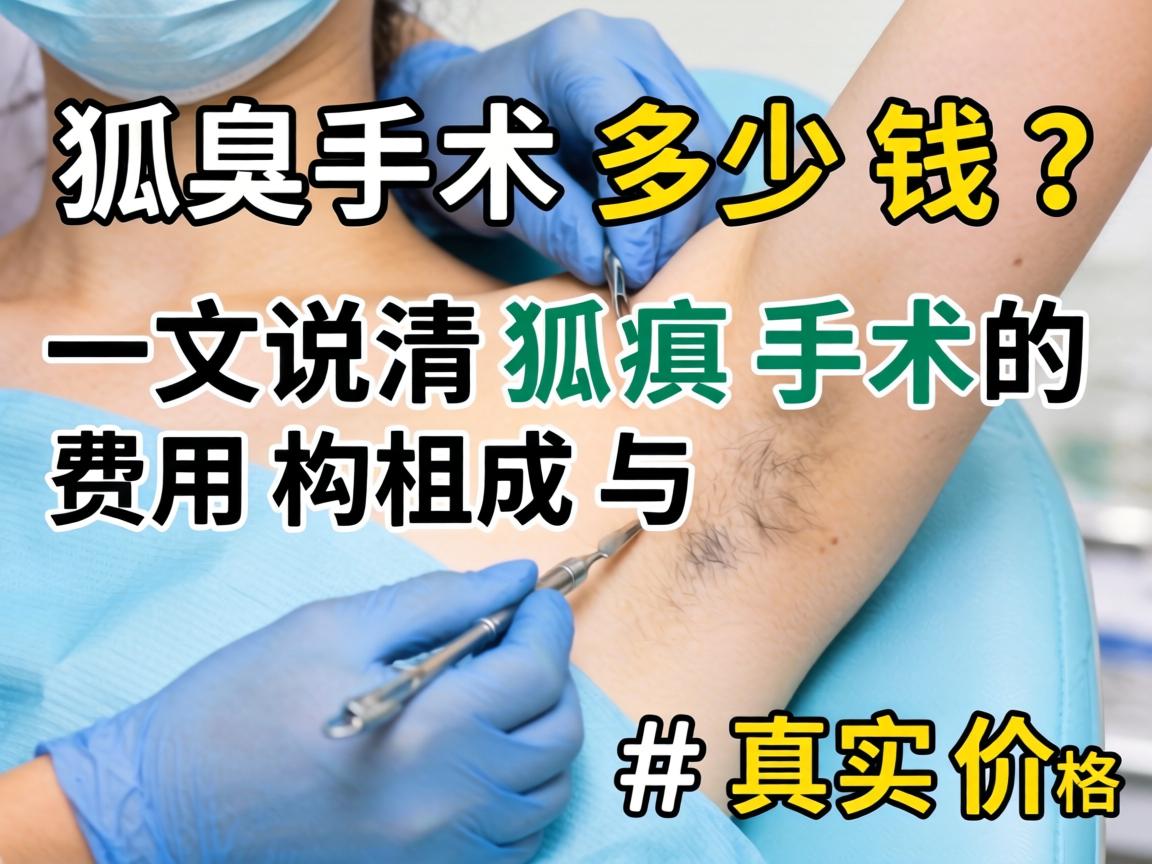 狐臭手术多少钱？一文说清狐臭手术的费用构成与真实价格