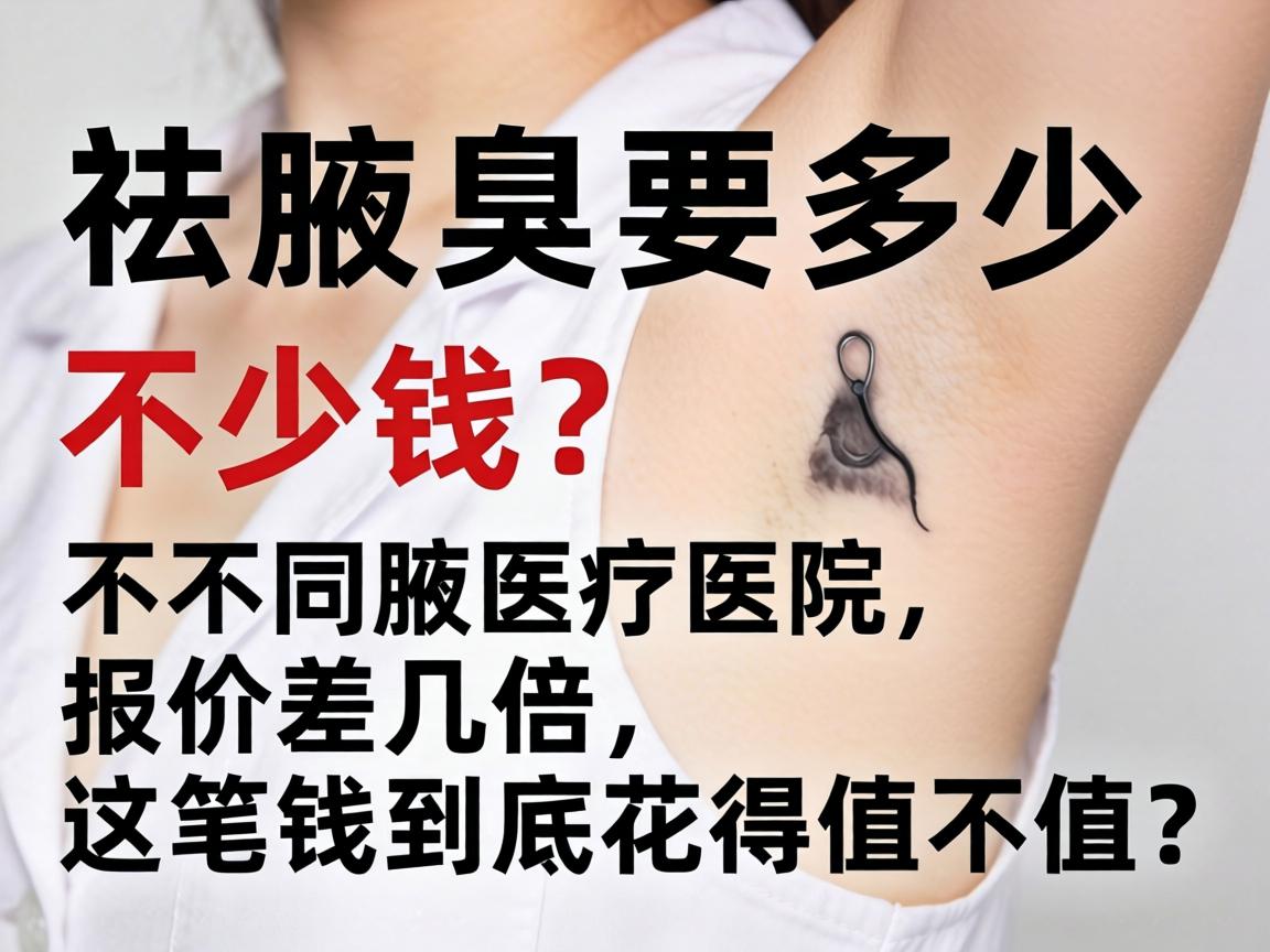 祛腋臭要多少钱？不同医院报价差几倍，这笔钱到底花得值不值？