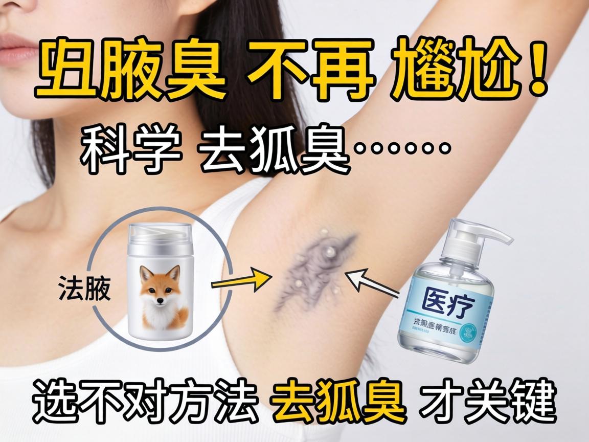 腋臭不再尴尬！科学去狐臭，选对方法去狐臭才关键