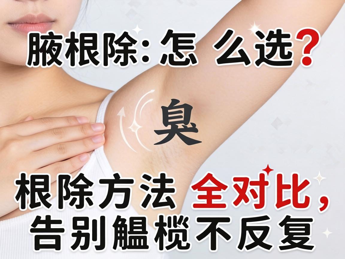 腋臭根除怎么选？根除方法全对比，告别尴尬不反复
