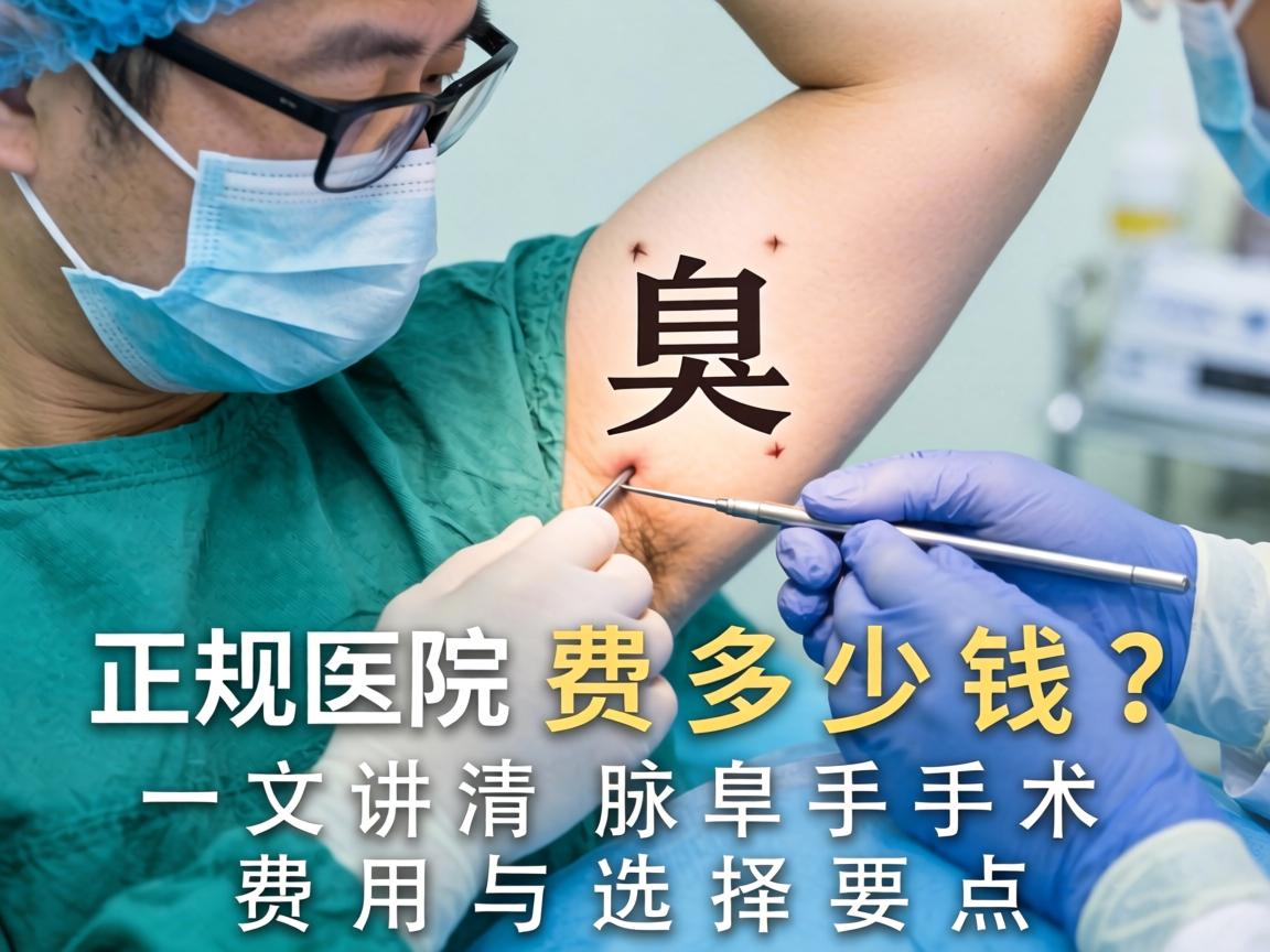 正规医院腋臭手术费多少钱？一文讲清腋臭手术费用与选择要点