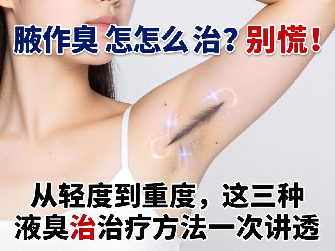 腋臭怎么治？别慌！从轻度到重度，这三种液臭治疗方法一次讲透