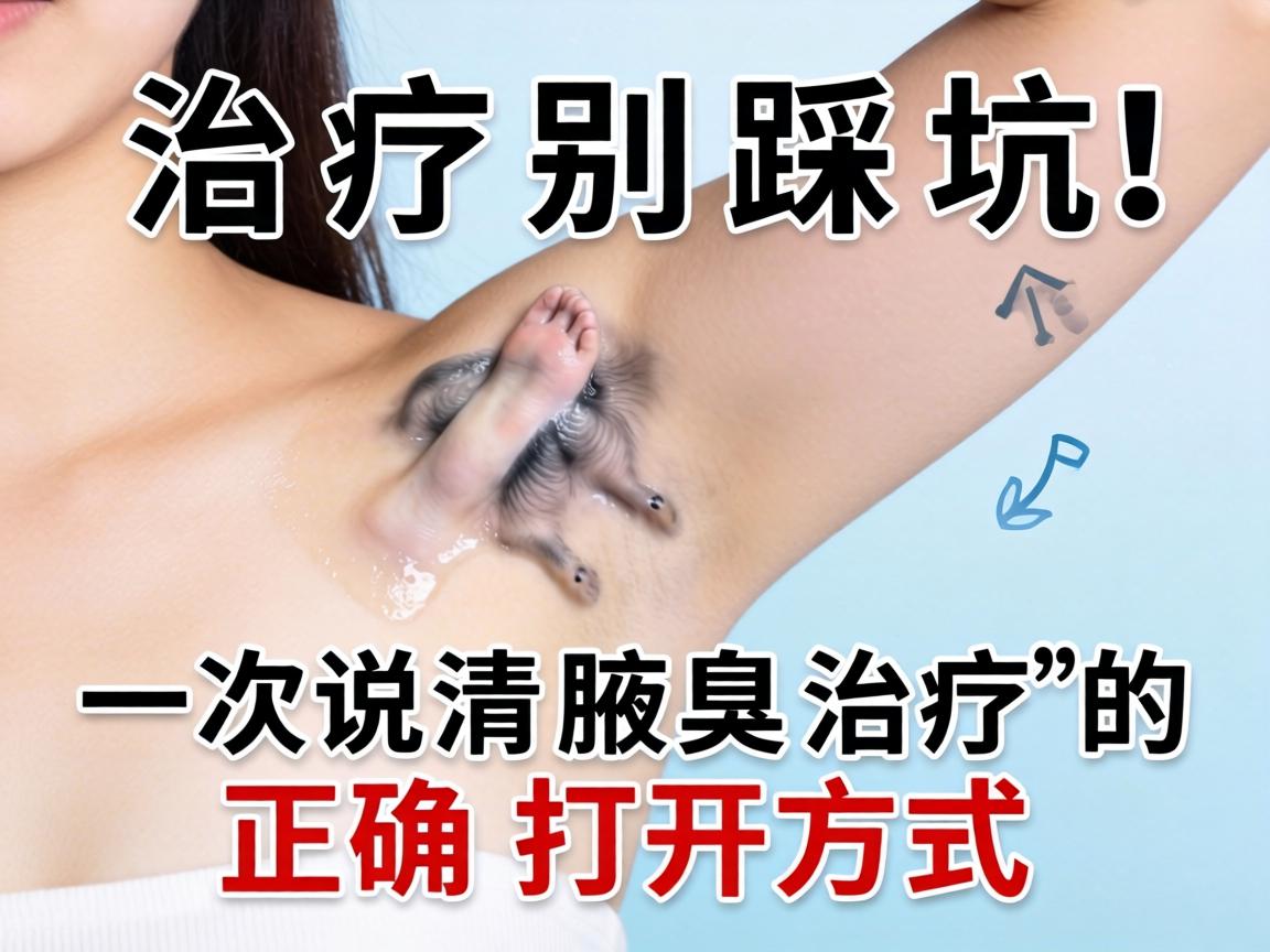 腋臭治疗别踩坑！一次说清腋臭治疗的正确打开方式