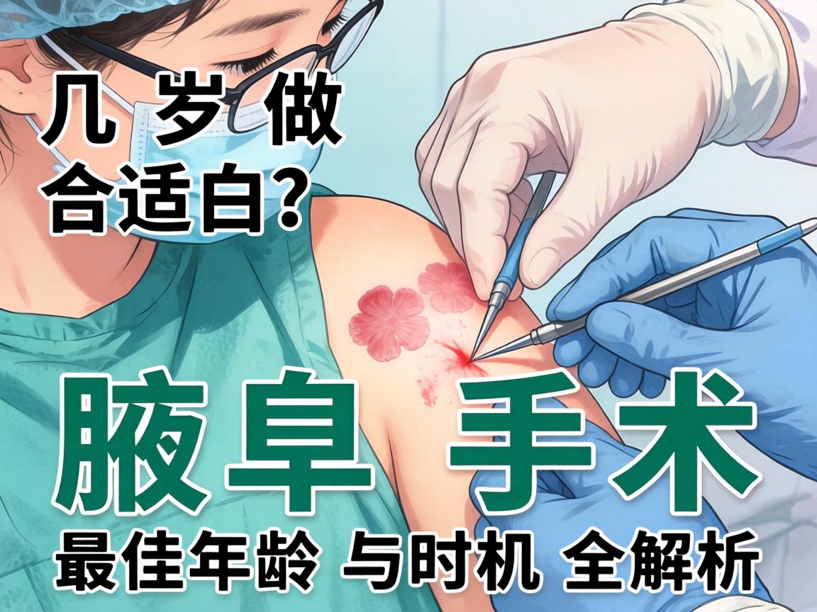腋臭手术几岁做合适？腋臭手术最佳年龄与时机全解析