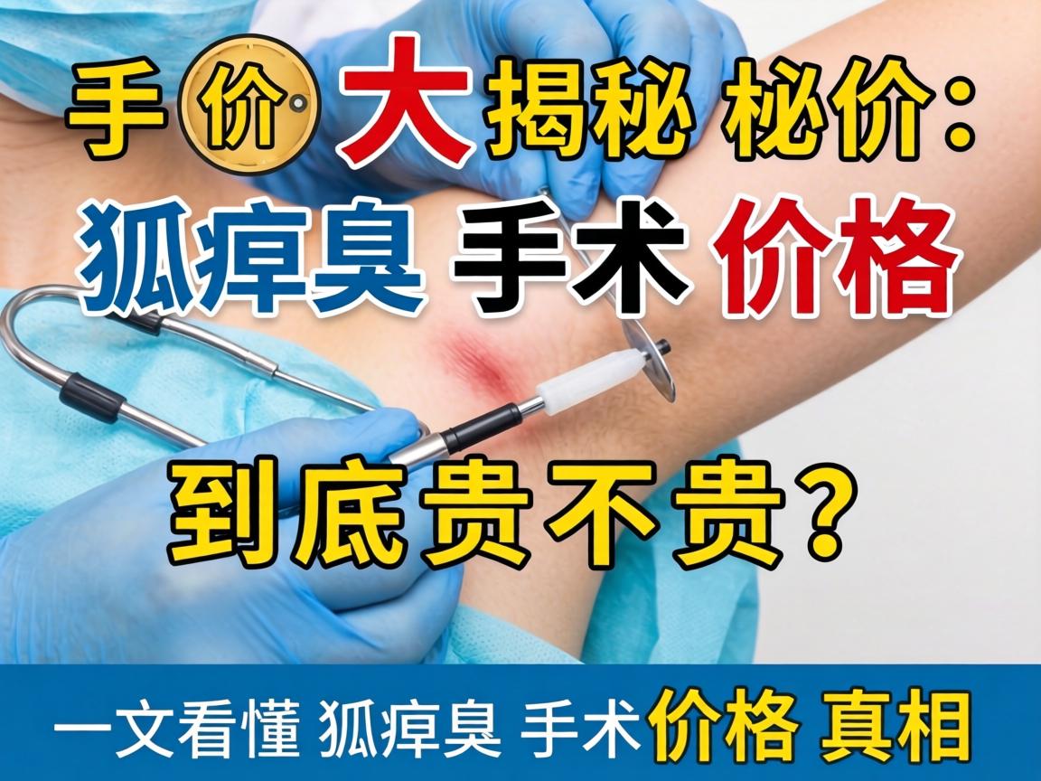 狐臭手术价格大揭秘，狐臭手术价格到底贵不贵？一文看懂狐臭手术价格真相