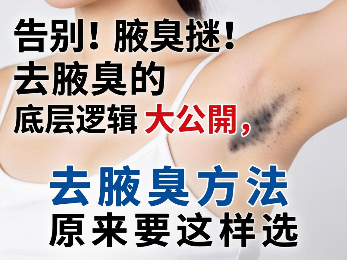 告别腋臭尴尬！去腋臭的底层逻辑大公开，去腋臭方法原来要这样选