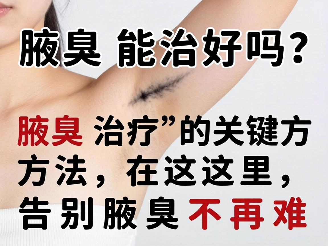 腋臭能治好吗？腋臭治疗的关键方法在这里，告别腋臭不再难