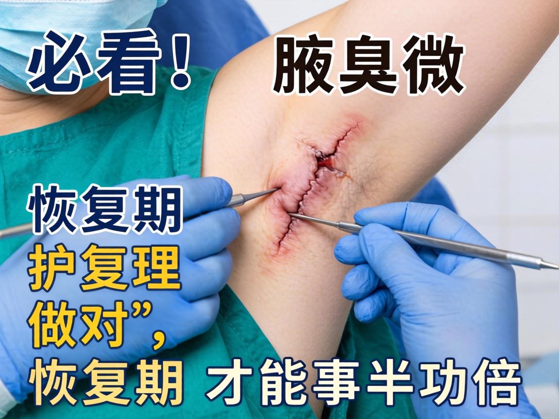 腋臭微创手术恢复期必看！恢复期护理做对，恢复期才能事半功倍