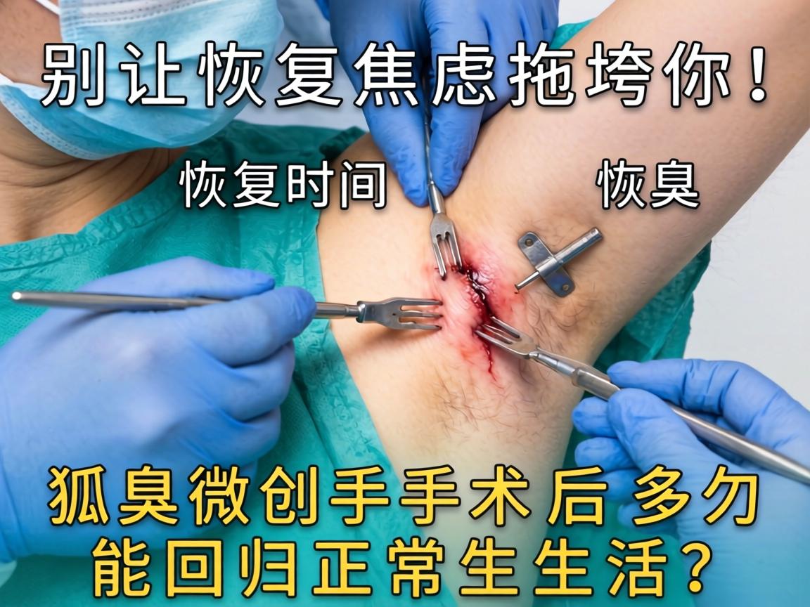 狐臭微创手术恢复时间，别让恢复焦虑拖垮你！狐臭微创手术后多久能回归正常生活？