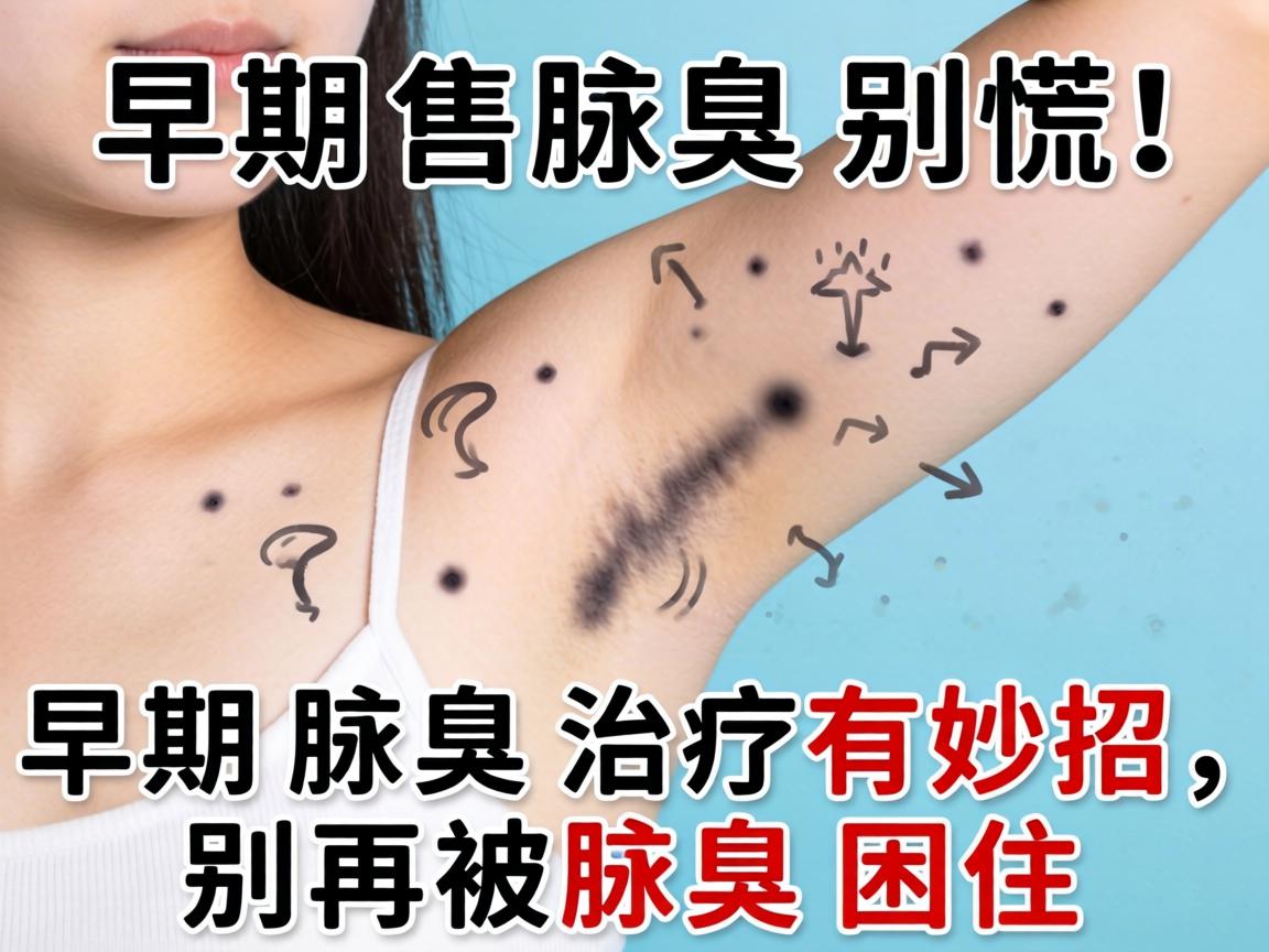 早期腋臭别慌！早期腋臭治疗有妙招，别再被腋臭困住