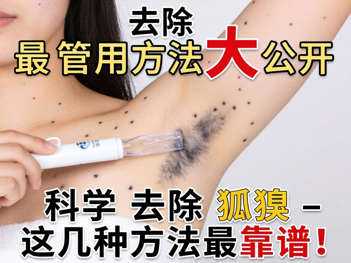 腋臭去除最管用方法大公开，科学去除狐臭，这几种方法最靠谱！