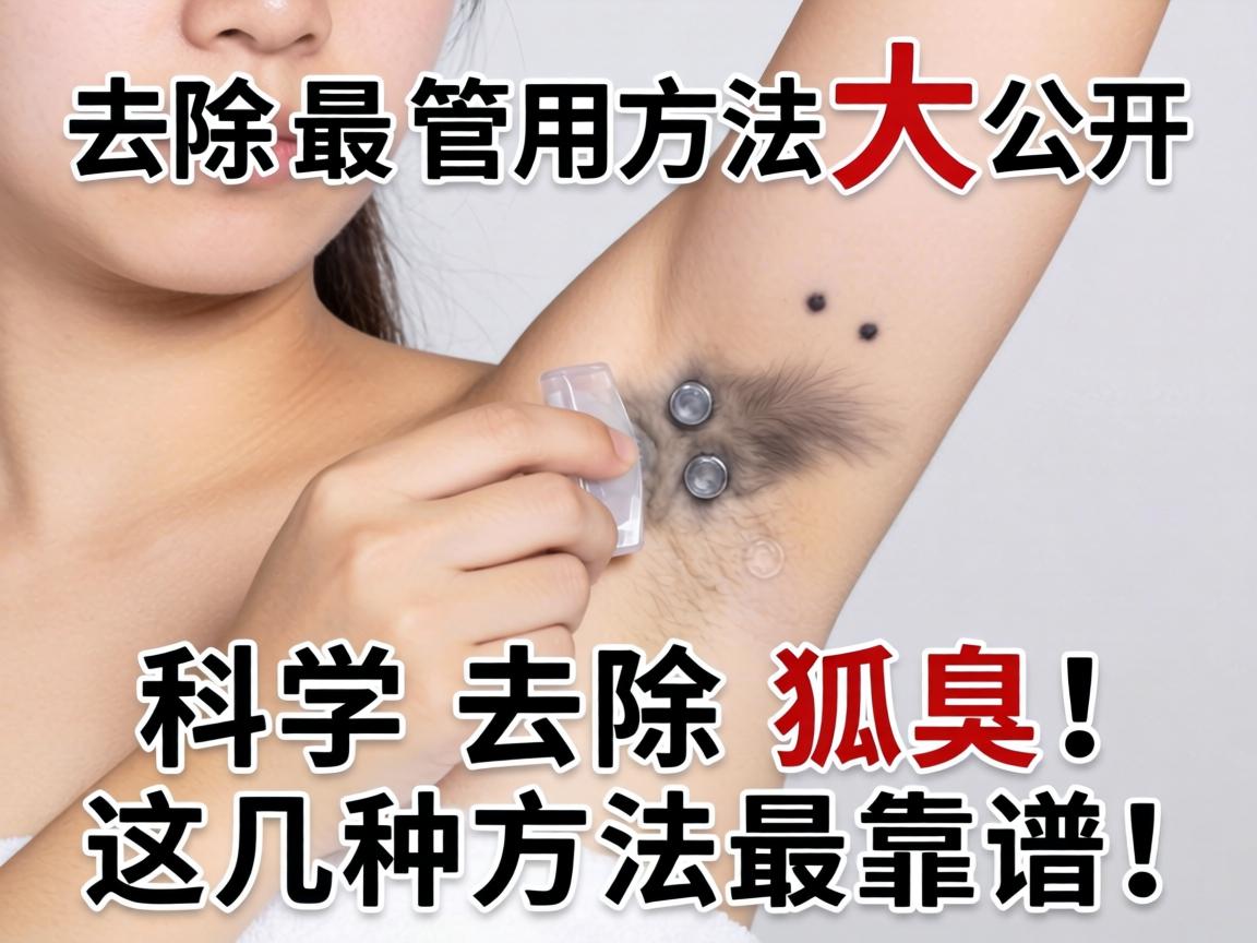 腋臭去除最管用方法大公开，科学去除狐臭，这几种方法最靠谱！