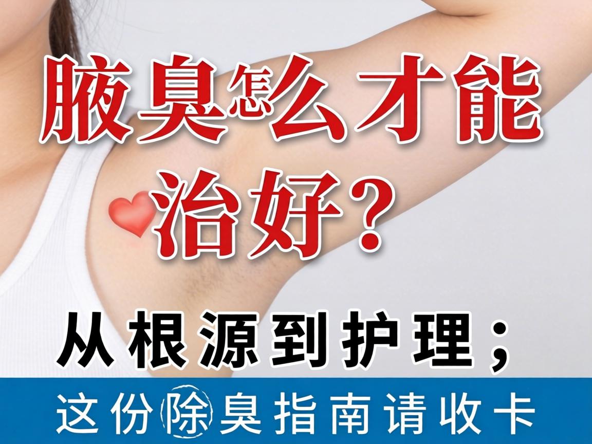 腋臭怎么才能治好？从根源到护理，这份除臭指南请收好