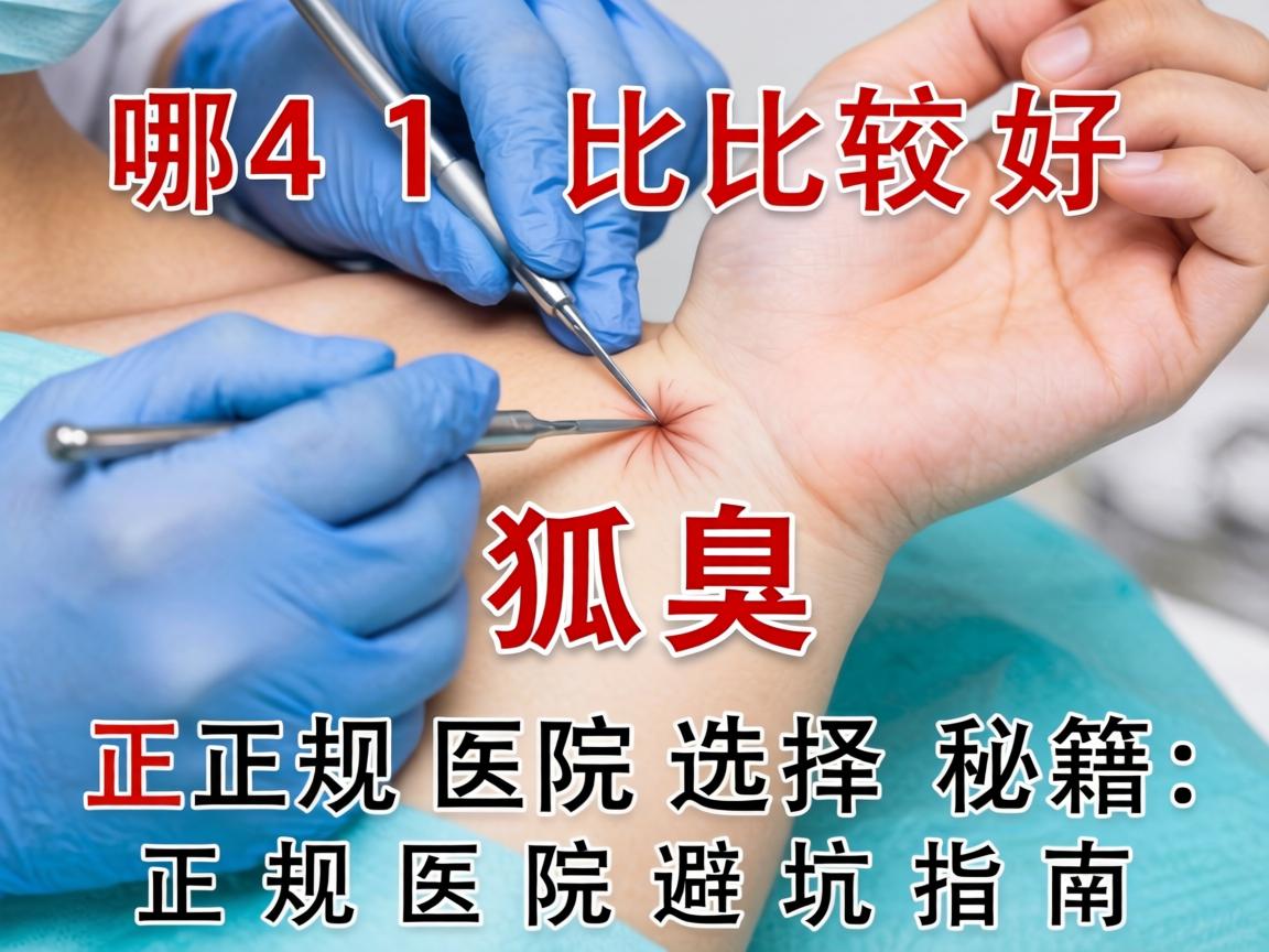 狐臭手术在哪做比较好？正规医院选择秘籍，正规医院避坑指南