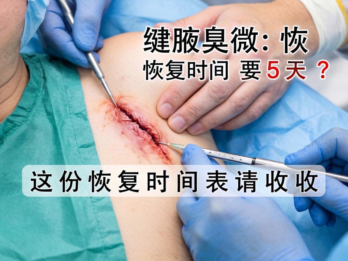 腋臭微创手术恢复时间要几天？这份恢复时间表请收好
