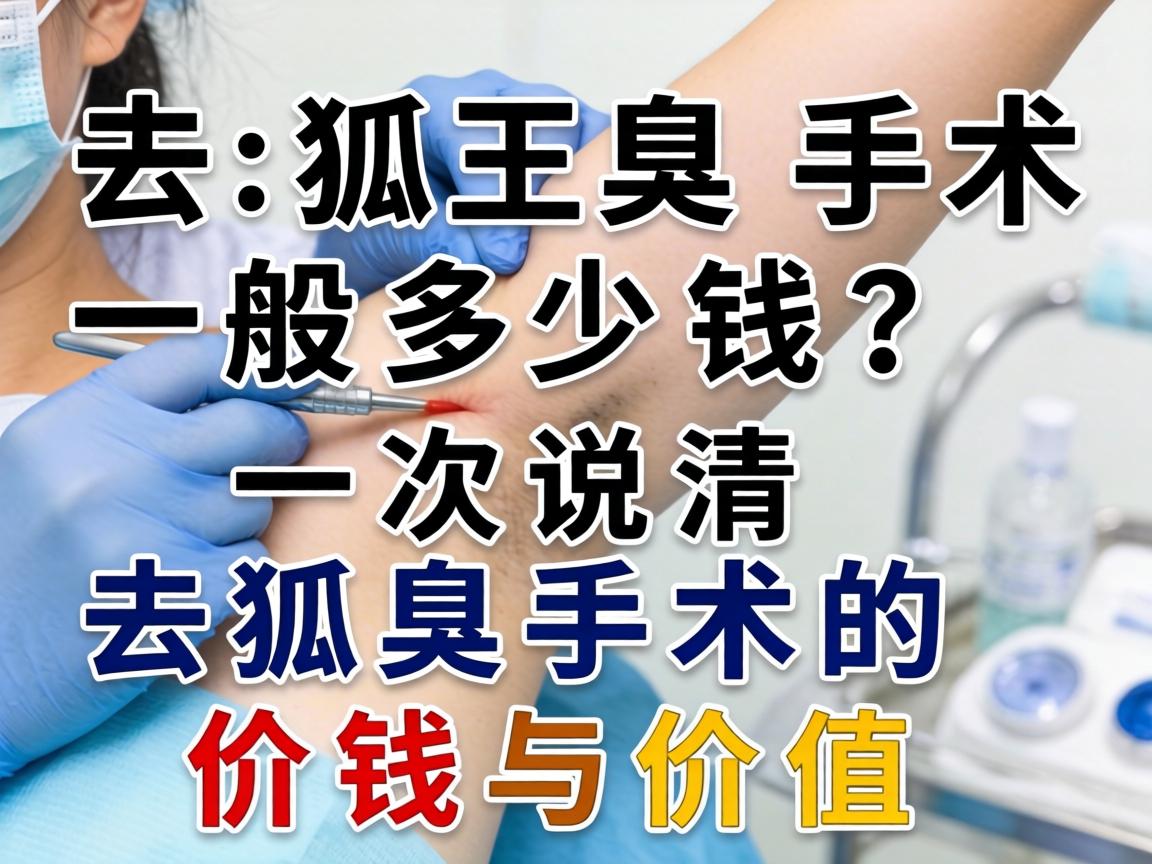 去狐臭手术一般多少钱?一次说清去狐臭手术的价钱与价值 去狐臭手术一般多少钱?一次说清去狐臭手术的价钱与价值