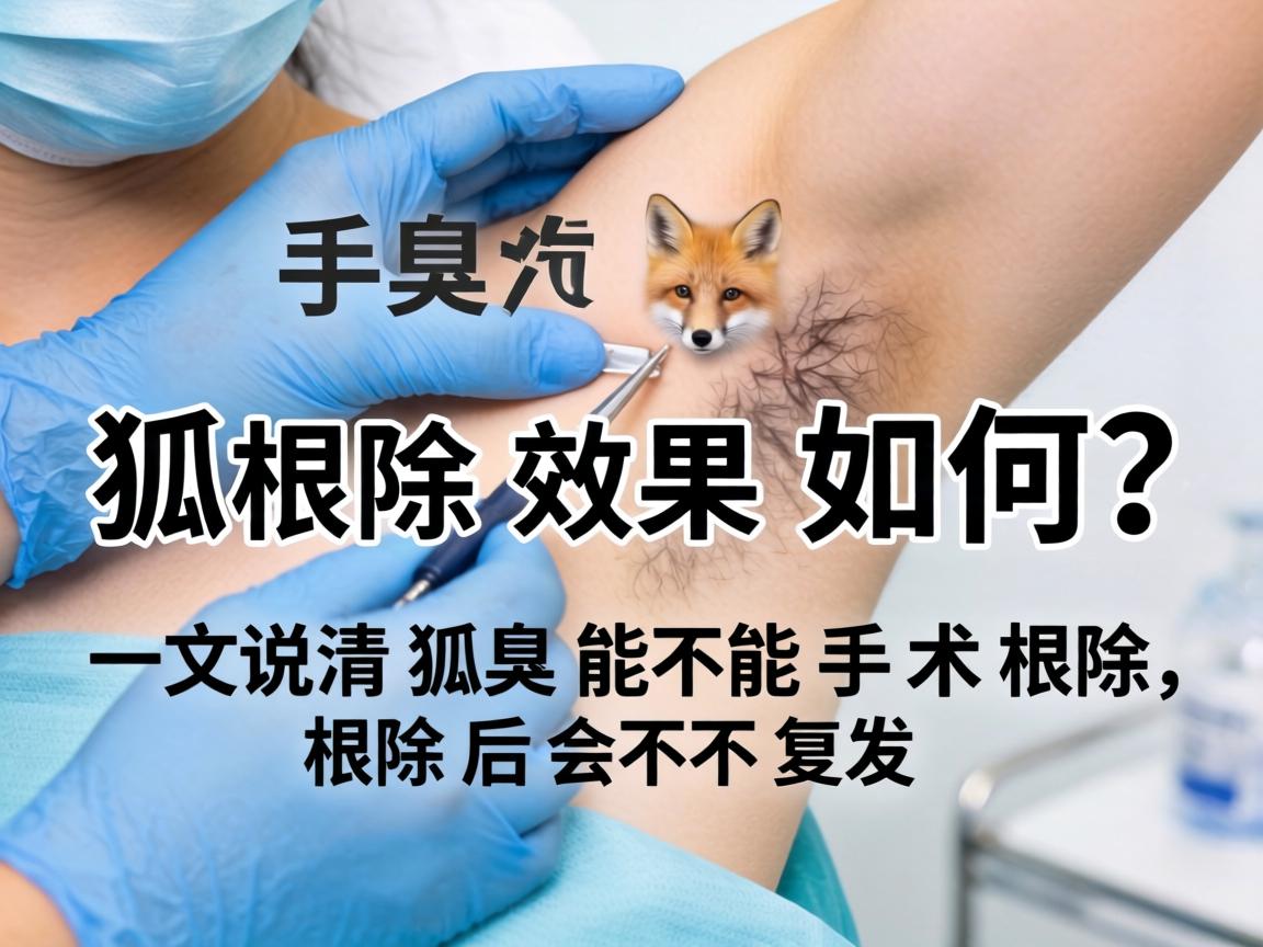 狐臭手术根除效果如何?一文说清狐臭能不能手术根除,根除后会不会复发 狐臭手术根除效果如何?一文说清狐臭能不能手术根除,根除后会不会复发