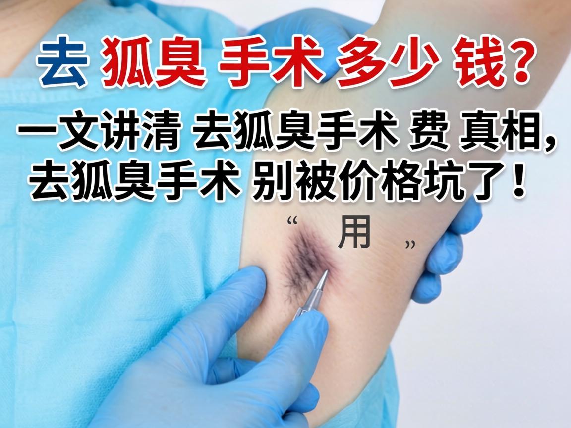 去狐臭手术多少钱?一文讲清去狐臭手术费用真相,去狐臭手术别被价格坑了! 去狐臭手术多少钱?一文讲清去狐臭手术费用真相,去狐臭手术别被价格坑了!