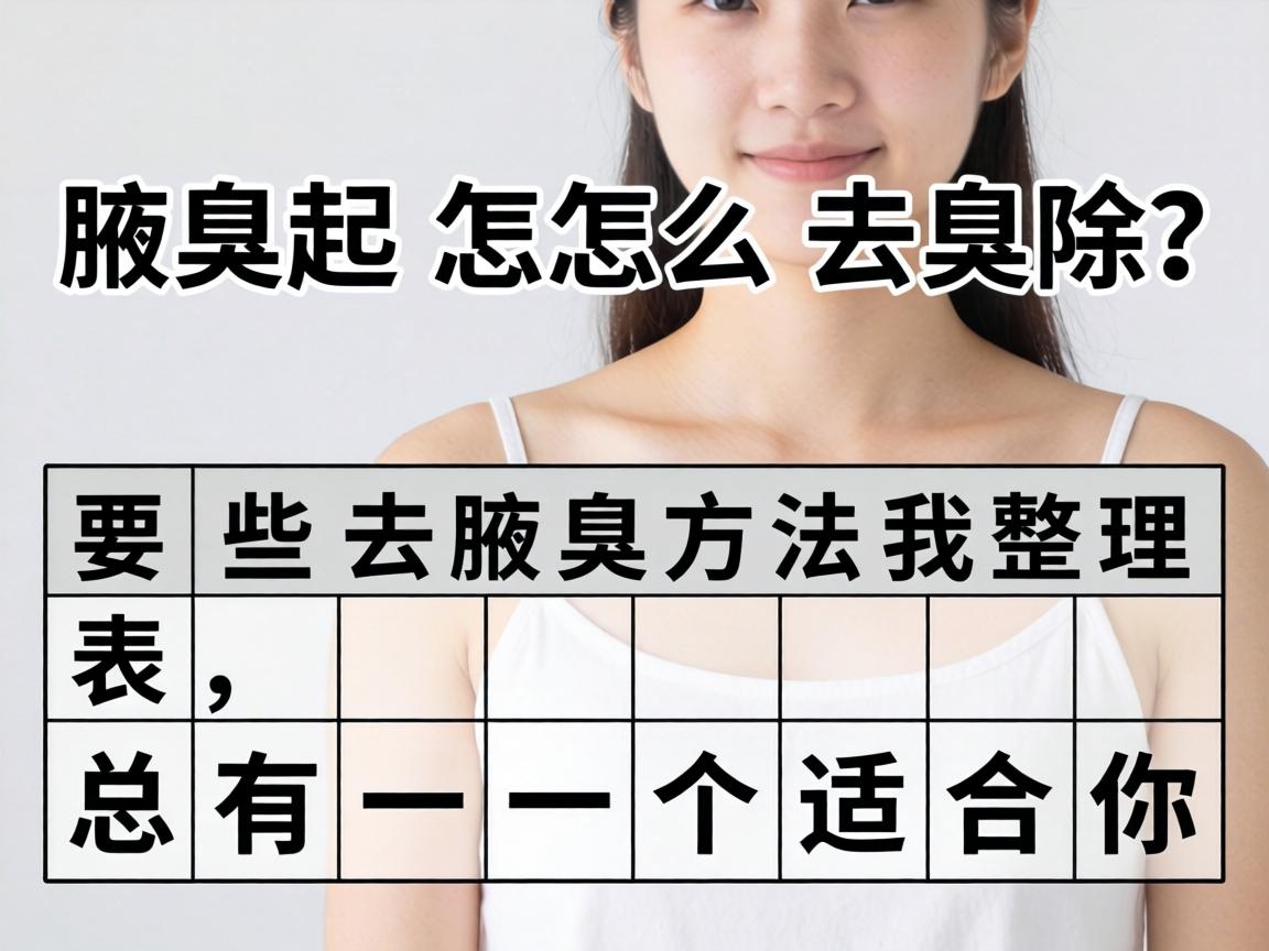 腋臭怎么去除?这些去腋臭方法我整理成表格,总有一个适合你 腋臭怎么去除?这些去腋臭方法我整理成表格,总有一个适合你