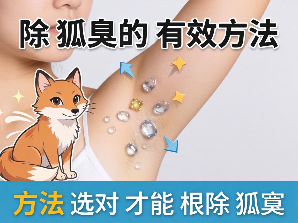 除狐臭的有效方法，方法选对才能根除狐臭